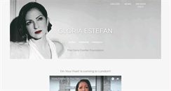 Desktop Screenshot of gloriaestefan.com